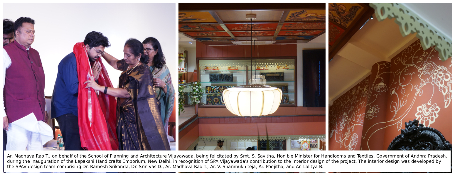 SPA Vijayawada Honoured for Interior Design Contribution to Lepakshi